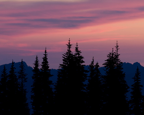Relaxing evening sky